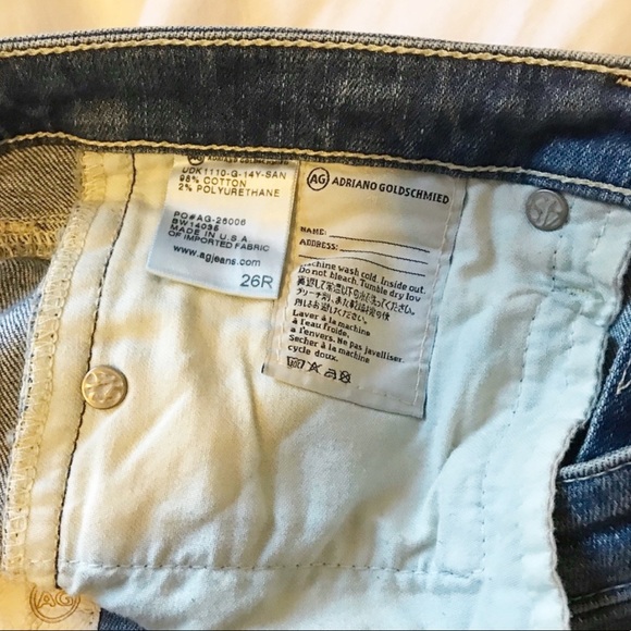 AG Stilt Jeans- Lightwash denim Size 26 - Picture 5 of 5